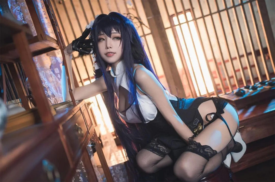 碧蓝航线 吾妻2cosplay-24