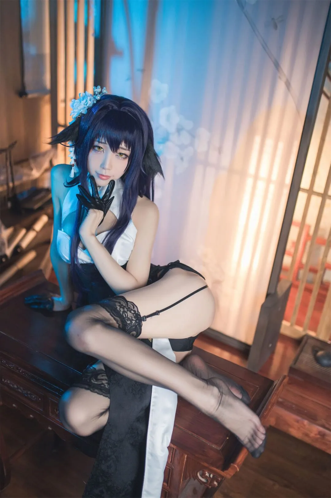 碧蓝航线 吾妻2cosplay-35