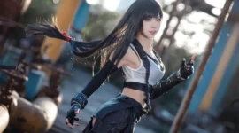 最终幻想 蒂法3cosplay-绝对领域
