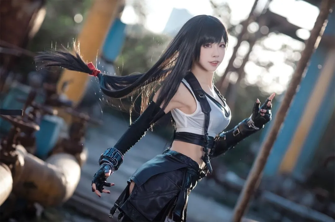 最终幻想 蒂法3cosplay-绝对领域