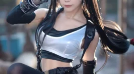 最终幻想 蒂法3cosplay-绝对领域