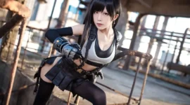 最终幻想 蒂法3cosplay-绝对领域