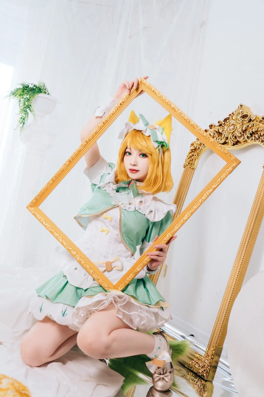 《王者荣耀》妲己女仆咖啡cosplay-12