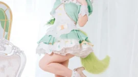 《王者荣耀》妲己女仆咖啡cosplay-绝对领域
