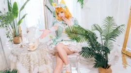 《王者荣耀》妲己女仆咖啡cosplay-绝对领域
