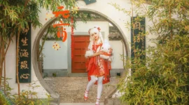元宵cos~ 奇迹暖暖/上元灯花宴套装 点花灯看花裙啦-绝对领域