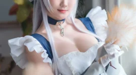 碧蓝航线 贝尔法斯特女仆cosplay-绝对领域