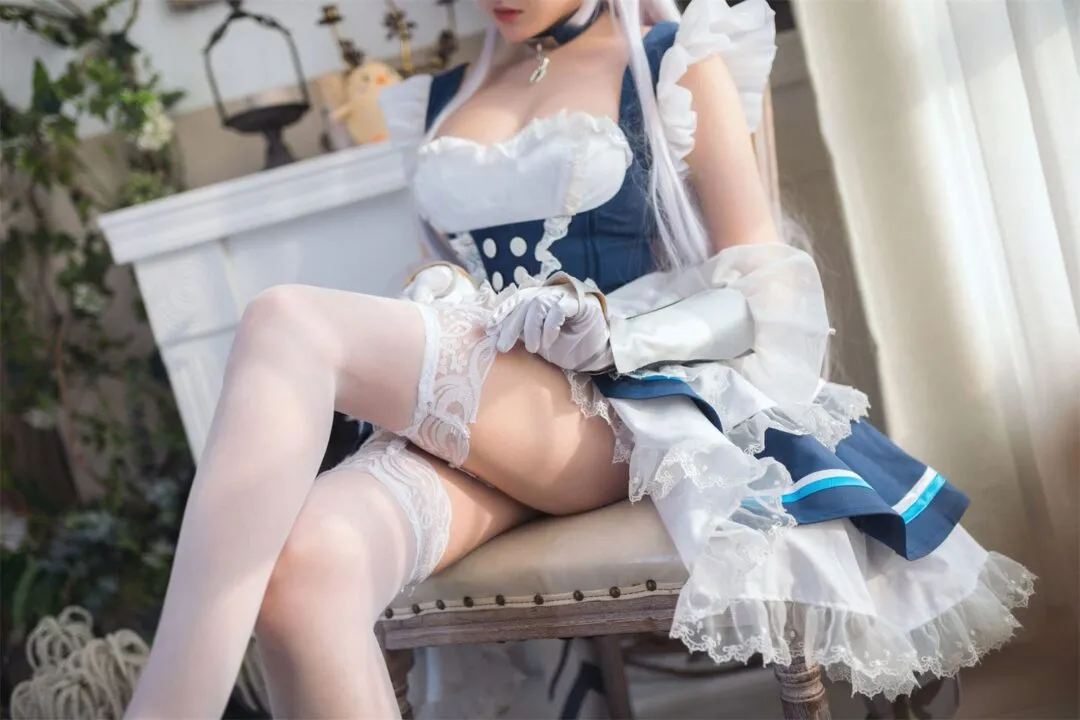 碧蓝航线 贝尔法斯特女仆cosplay-15
