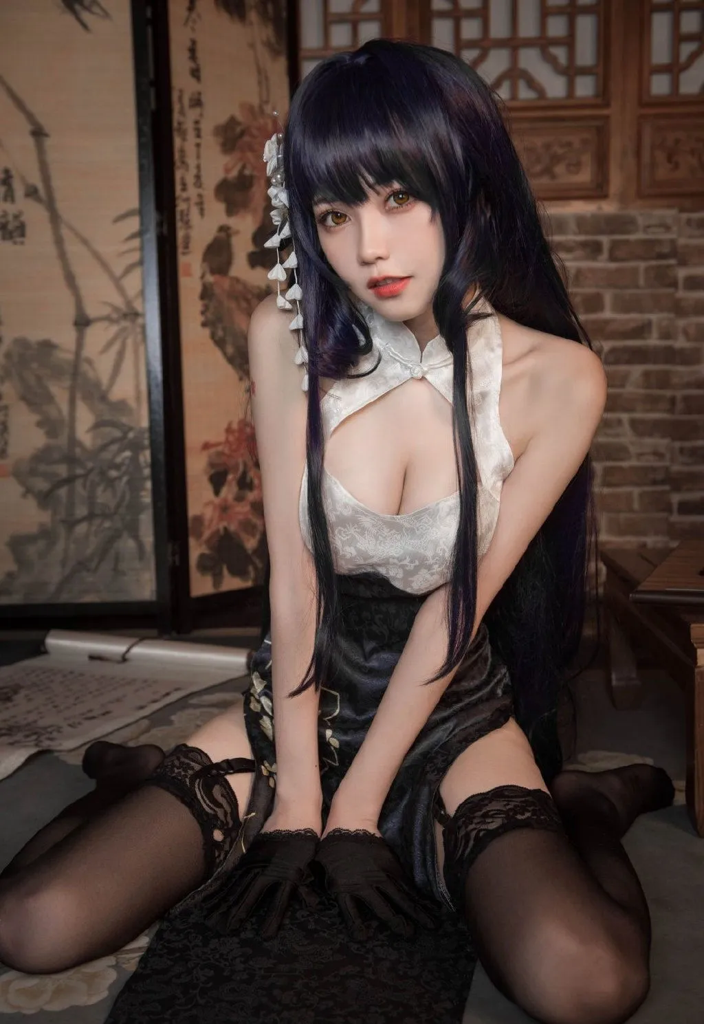 《碧蓝航线》吾妻cosplay-绝对领域