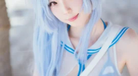 《蔚蓝档案》和乐千世cosplay-绝对领域