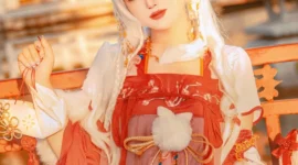 元宵cos~ 奇迹暖暖/上元灯花宴套装 点花灯看花裙啦-绝对领域