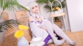 艾米利亚cosplay-绝对领域