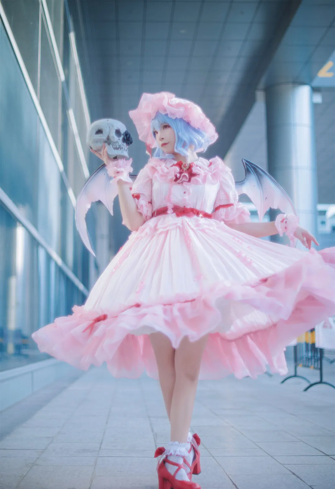 《东方projec》蕾米莉亚·斯卡雷特cosplay-绝对领域