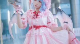 《东方projec》蕾米莉亚·斯卡雷特cosplay-绝对领域