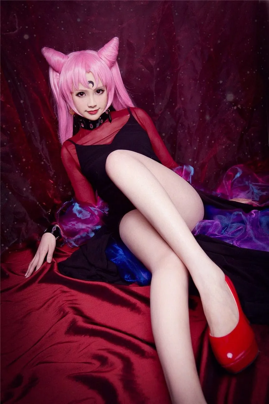 《美少女战士》黑暗小姐cosplay-绝对领域