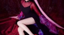 《美少女战士》黑暗小姐cosplay-绝对领域