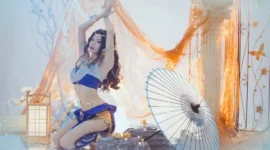 《永劫无间》迦南花无痕cosplay-绝对领域