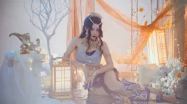 《永劫无间》迦南花无痕cosplay-绝对领域