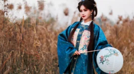 风飘细雪落如米，索索萧萧芦苇间 汉服私影-绝对领域
