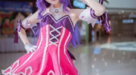 《王者荣耀》王昭君偶像歌手cosplay-绝对领域