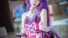 《王者荣耀》王昭君偶像歌手cosplay-绝对领域