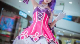 《王者荣耀》王昭君偶像歌手cosplay-绝对领域