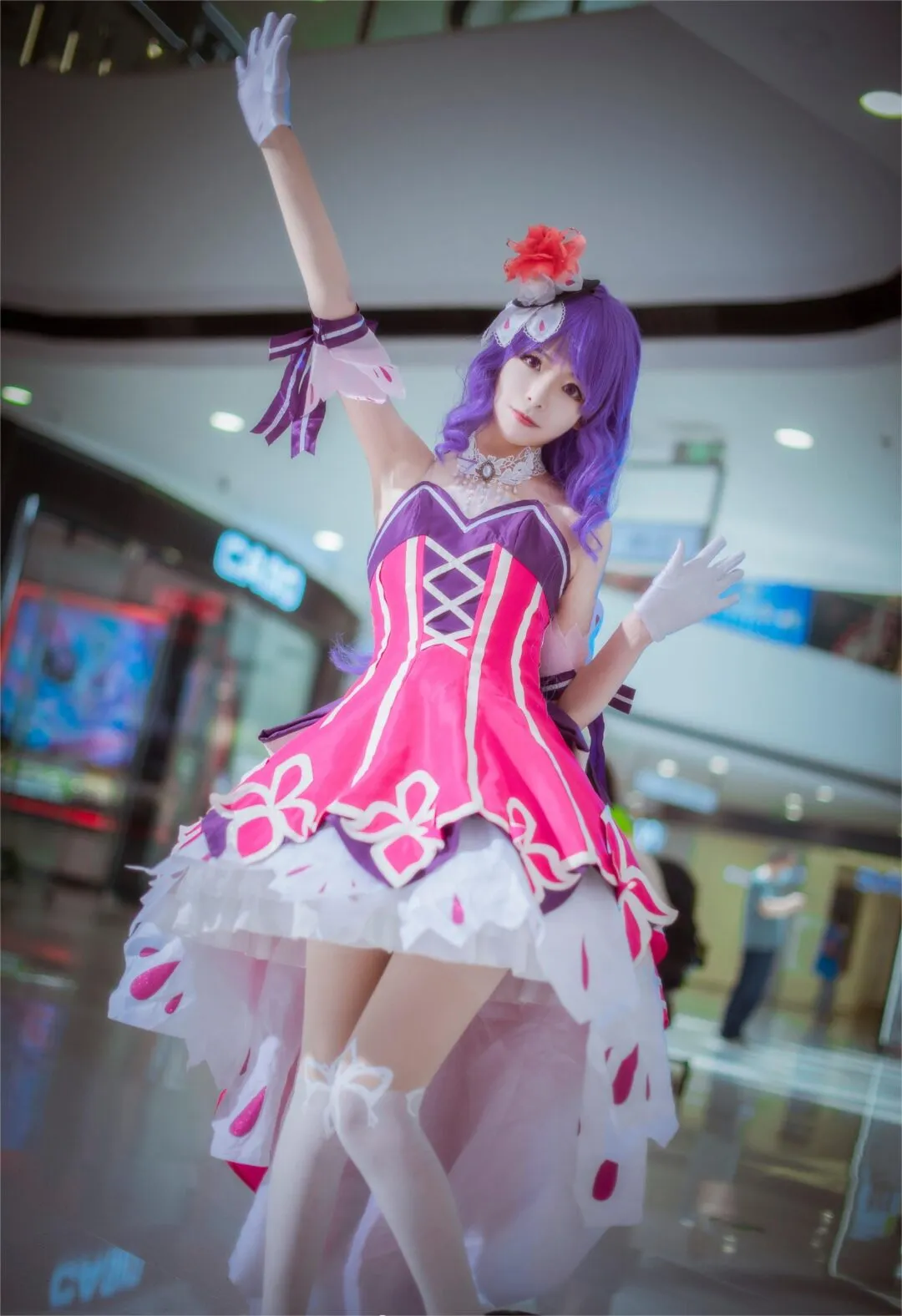 《王者荣耀》王昭君偶像歌手cosplay-绝对领域