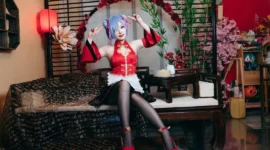 re:从零开始的异世界生活 蕾姆cosplay-绝对领域