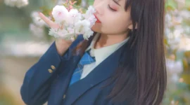 春天，花花和jk更配哦！-绝对领域