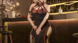 黑贞德旗袍 cos fate 澪绫-绝对领域