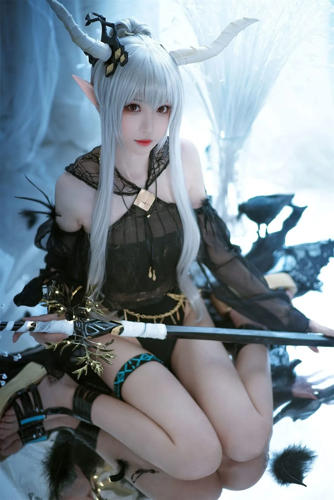 明日方舟 闪灵3cosplay-绝对领域
