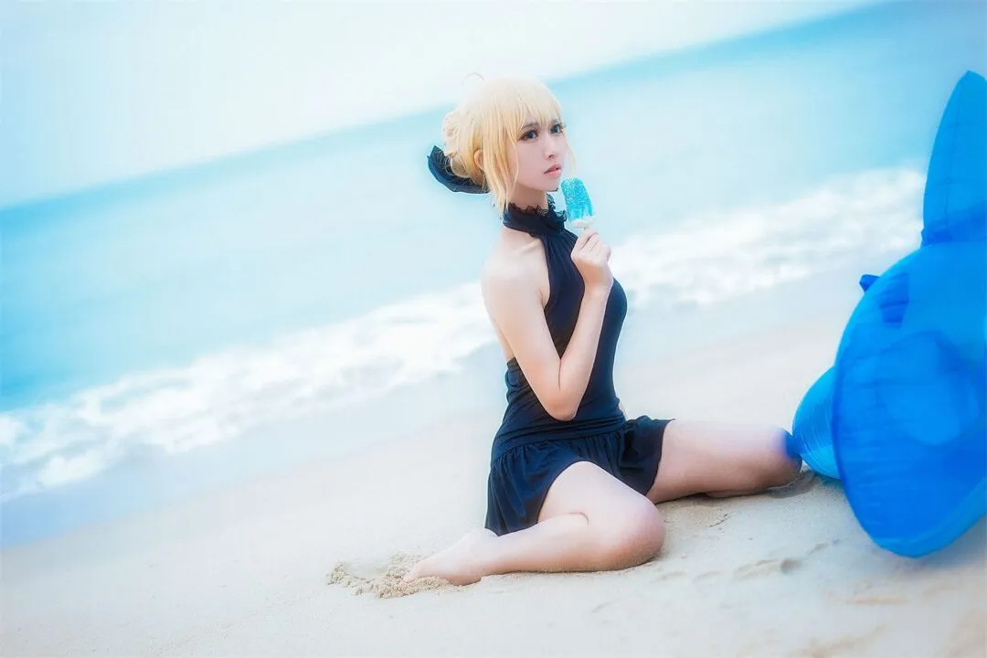 FGO 黑saber阿尔托莉雅2cosplay-绝对领域