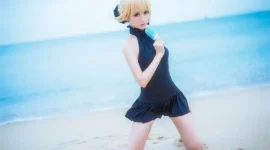 FGO 黑saber阿尔托莉雅2cosplay-绝对领域