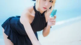 FGO 黑saber阿尔托莉雅2cosplay-绝对领域