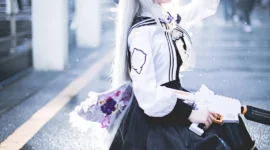《蔚蓝档案》白洲梓cosplay-绝对领域