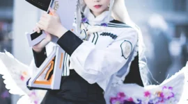 《蔚蓝档案》白洲梓cosplay-绝对领域
