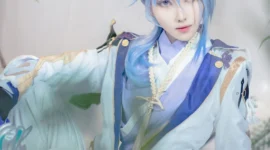 《原神》神里绫人cosplay-绝对领域