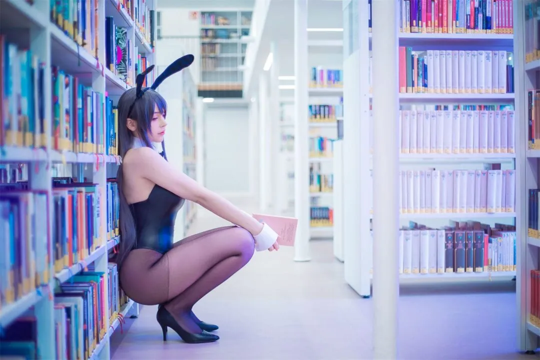 青春猪头少年系列 樱岛麻衣cosplay-11
