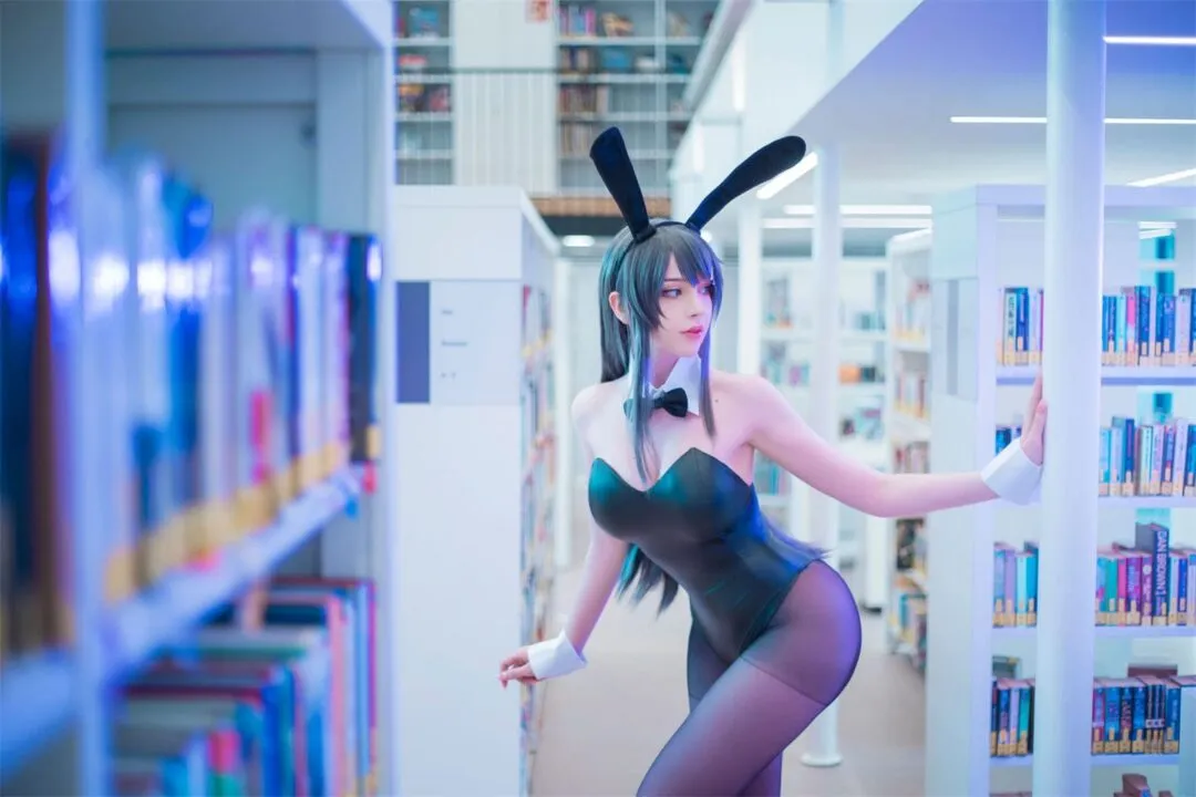 青春猪头少年系列 樱岛麻衣cosplay-12