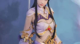 王者荣耀露娜紫霞仙子cosplay-绝对领域