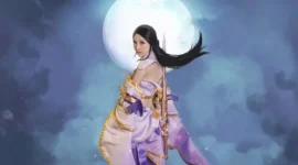 王者荣耀露娜紫霞仙子cosplay-绝对领域