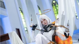 《白夜极光》 米夏cosplay-绝对领域