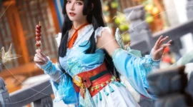 《永劫无间》胡桃cosplay-绝对领域
