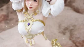 《最终幻想》舞者猫猫cosplay-绝对领域
