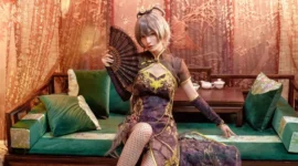 洛天依2cosplay-绝对领域
