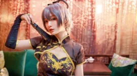 洛天依2cosplay-绝对领域