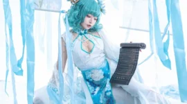 《东方Project》霍青娥 邪仙cosplay-绝对领域