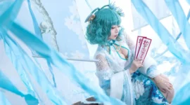 《东方Project》霍青娥 邪仙cosplay-绝对领域