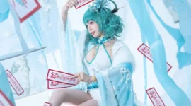 《东方Project》霍青娥 邪仙cosplay-绝对领域