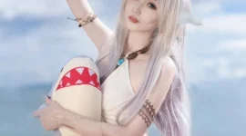 《最终幻想14 》龙娘cosplay-绝对领域